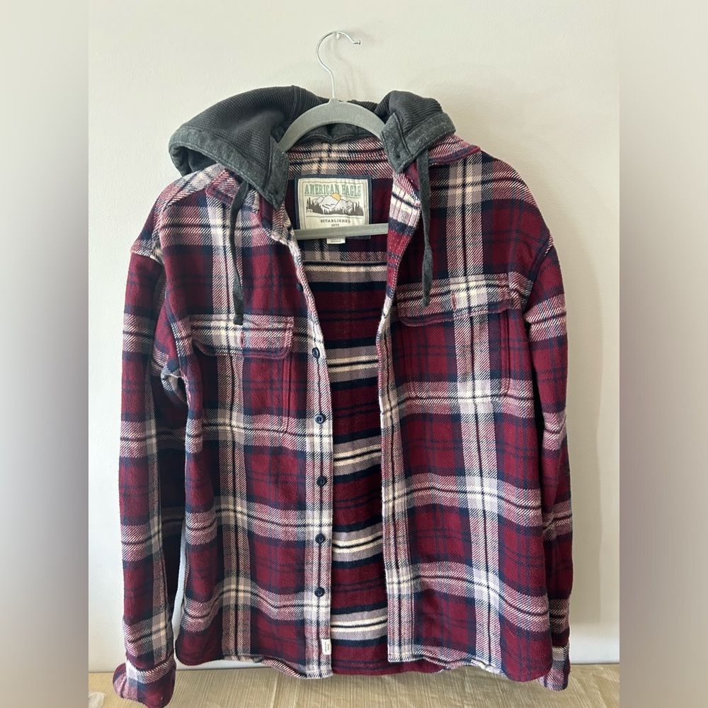 Plaid American Eagle hopes flannel shirt, Size S